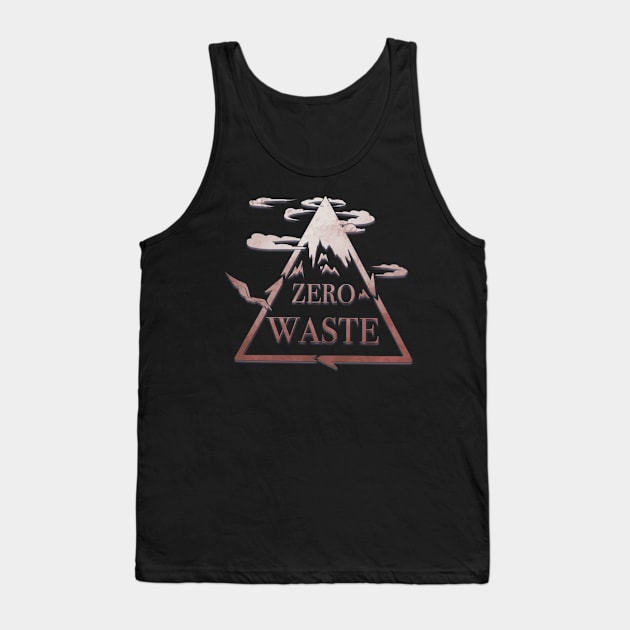 Zero Waste mountain Tank Top by Yofka